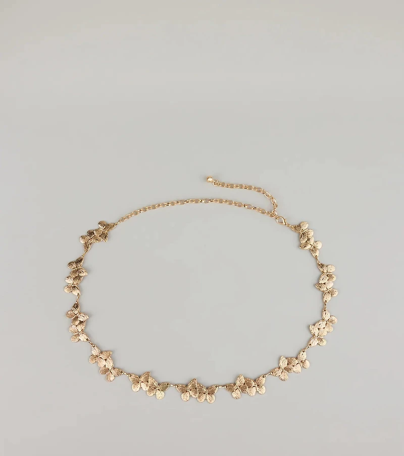 Trendy Bliss Butterfly Chain Belt