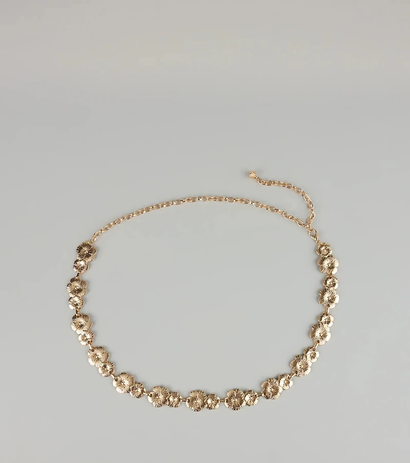 Bloom Babe Flower Chain Belt