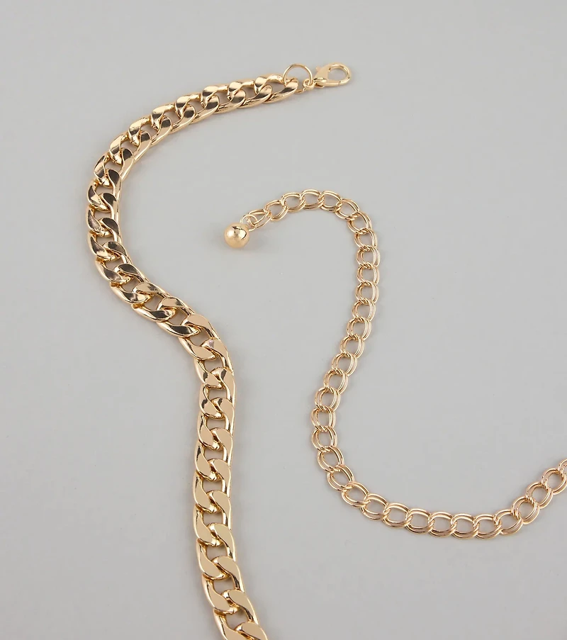 Classic Staple Cuban Chain-Link Belt