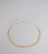 Linked Up Ring Chain Belt