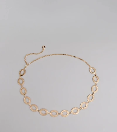 Southern Grace Oval Chain Belt