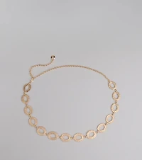Southern Grace Oval Chain Belt