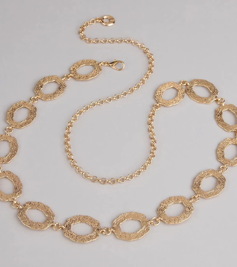 Southern Grace Oval Chain Belt