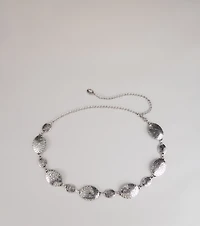 Gilded Elegance Medallion Chain Belt