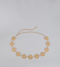 Linked in Luxe Filigree Chain Belt