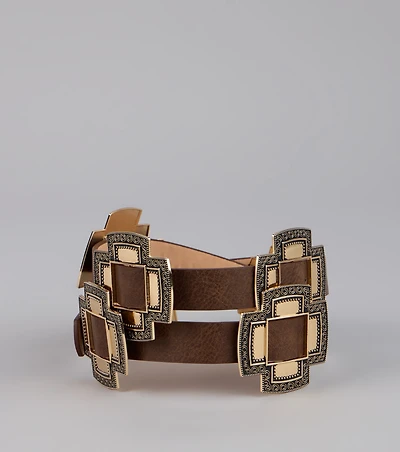 Golden West Concho Belt