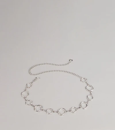 Linked Up Chic Circle Chain Belt