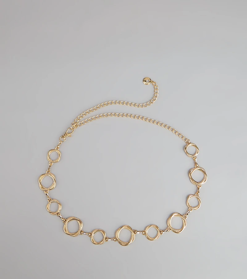 Loop It In Circle Chain Belt