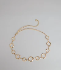Loop It In Circle Chain Belt