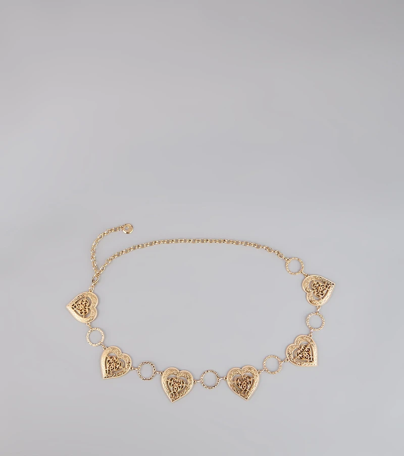 Heart to Heart Chain Belt