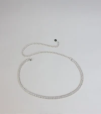 Shimmer Statement Cubic Zirconia Belt