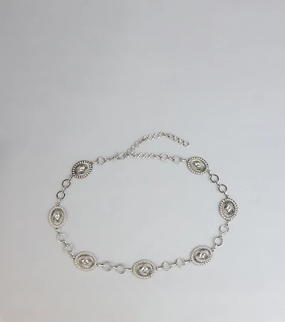 Rhinestone Rodeo Concho Belt