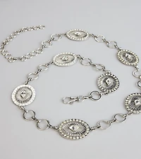 Rhinestone Rodeo Concho Belt