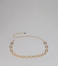Linked Up Luxe Oval Chain Belt