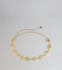 Golden Hour Muse Concho Chain Belt