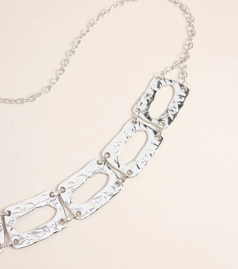 Sleek Statement Chain-Link Belt