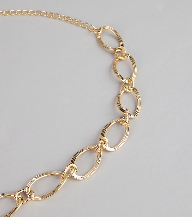 Easy Polish Diamond Cut Chain Belt