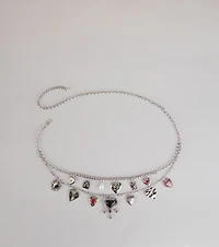Heart Collector Layered Charm Belt