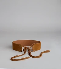 Belt It Babe Faux Suede Tie