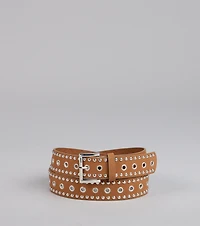 Dose Of Attitude Faux Suede Belt