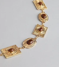 Western Edge Concho Chain Belt