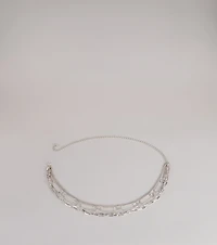 Layered Look Chain Belt