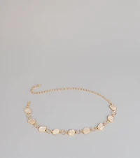 Extra Plans Stone Chain Belt