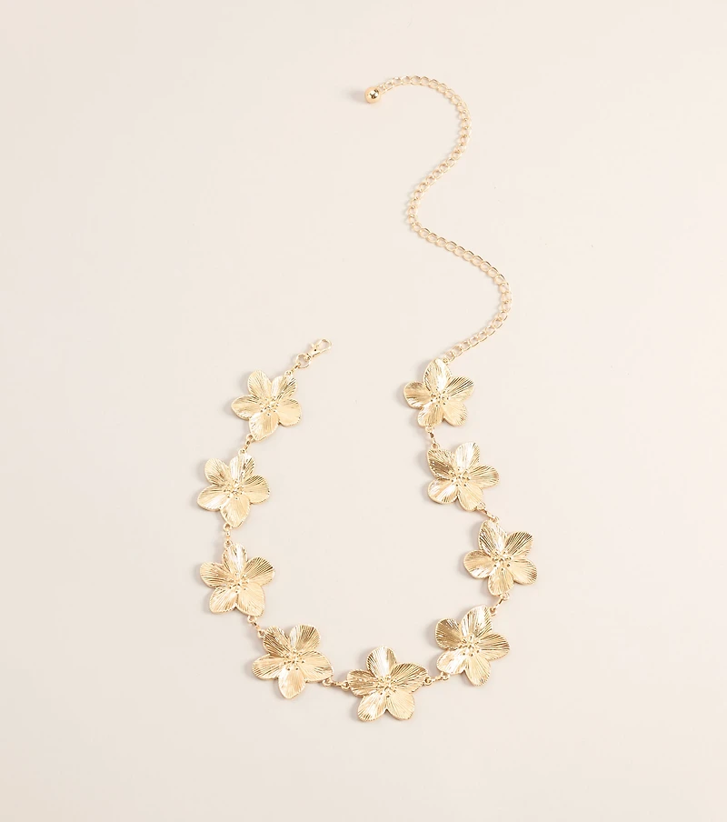 Lei It On Me Flower Chain Belt