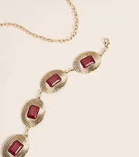 Desert Drama Stone Concho Chain Belt