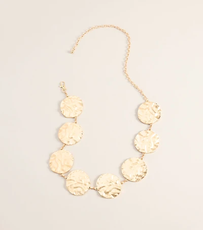Sculpted Shine Disc Chain Belt