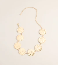 Sculpted Shine Disc Chain Belt
