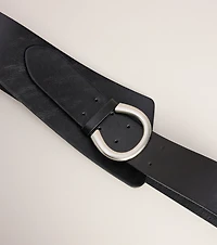 Buckle Up Statement Oval Belt