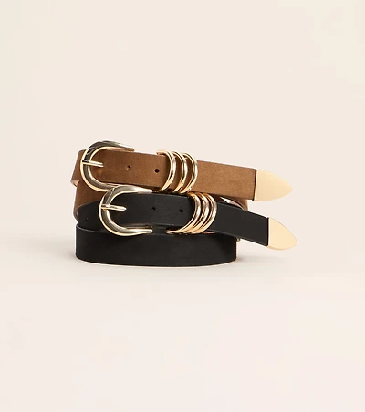 Double Take Two-Pack Belts
