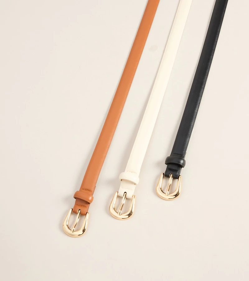 Finishing Touch Three-Pack Belt Set
