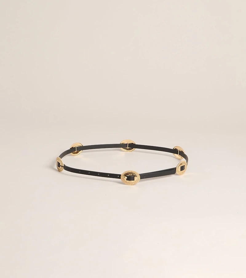 Lowkey Iconic Oval Concho Belt
