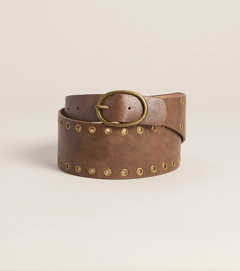 Coffee Run Rebel Eyelet Belt