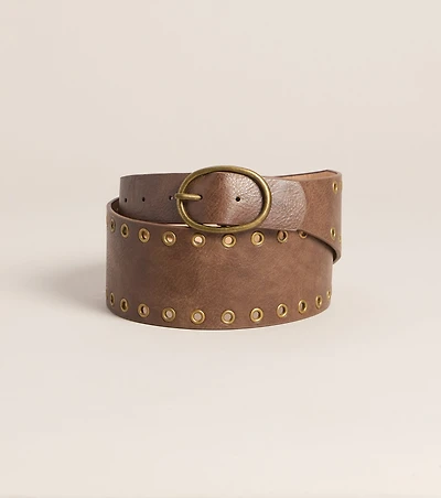 Coffee Run Rebel Eyelet Belt