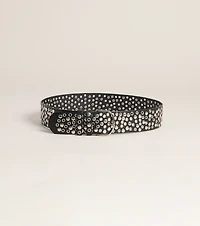 Instant Attitude Studded Faux Leather Belt