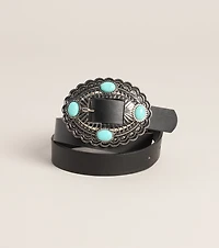 Cool Girl Classic Stone Buckle Belt