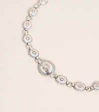 Chic Detail Mini Concho Chain Belt