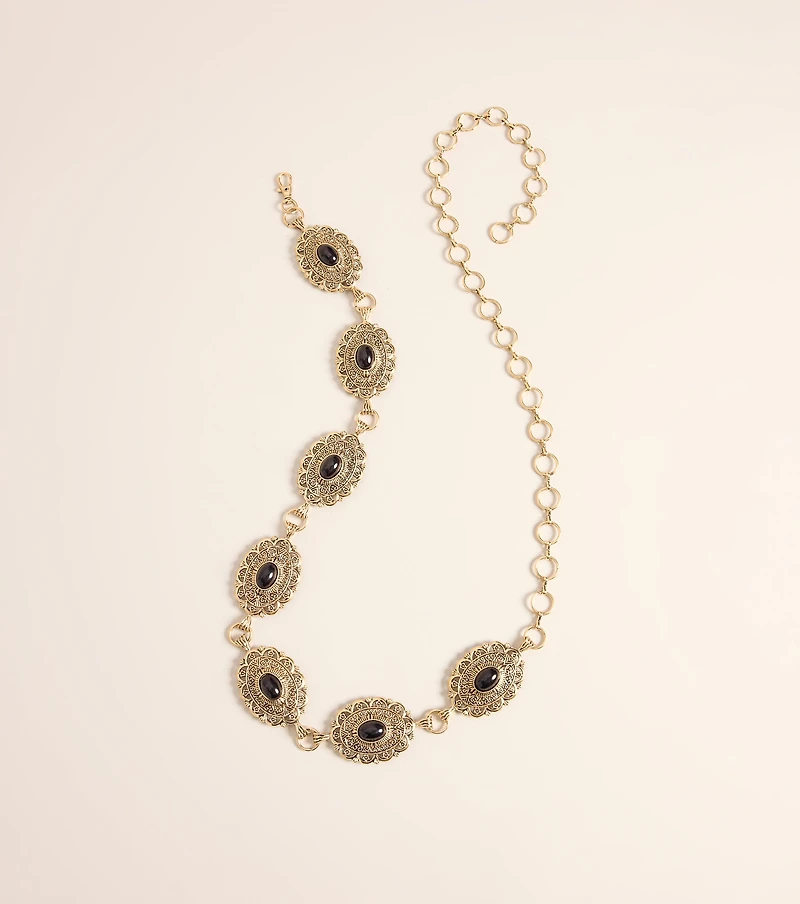 Southern Wind Statement Concho Chain Belt