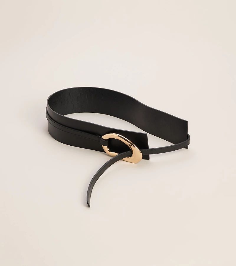 Chic Definition Double-Strap Faux Leather Belt