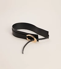 Chic Definition Double-Strap Faux Leather Belt