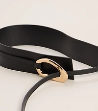 Chic Definition Double-Strap Faux Leather Belt