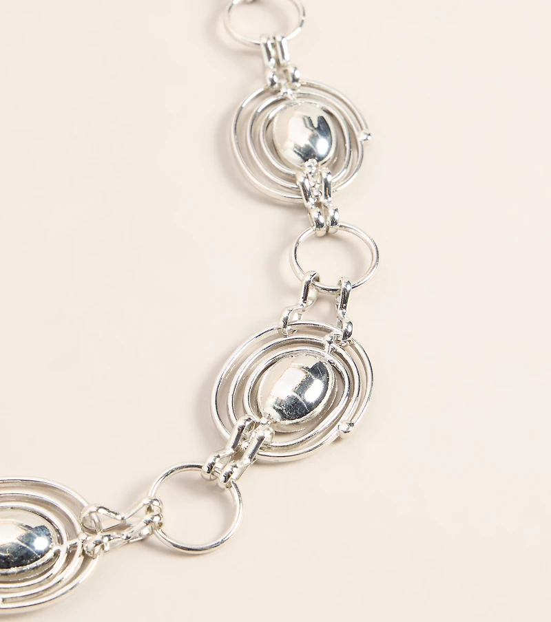 Statement Swirl Concho Chain Belt