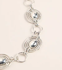 Statement Swirl Concho Chain Belt