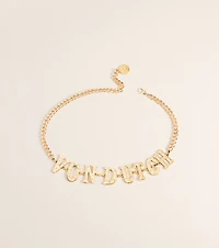 Windsor x Von Dutch Letter Chain Belt