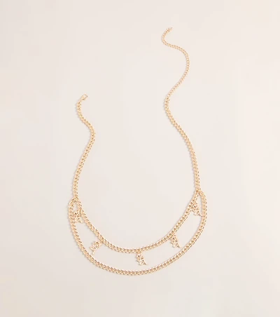 Bold Movement Dragon Charm Chain Belt