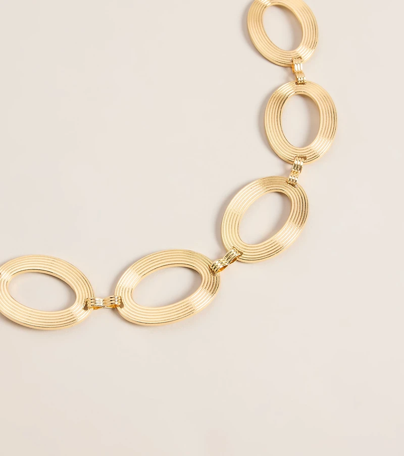 Styling Obsession Oval Chain-Link Belt