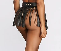 Take You There Short Fringe Belt